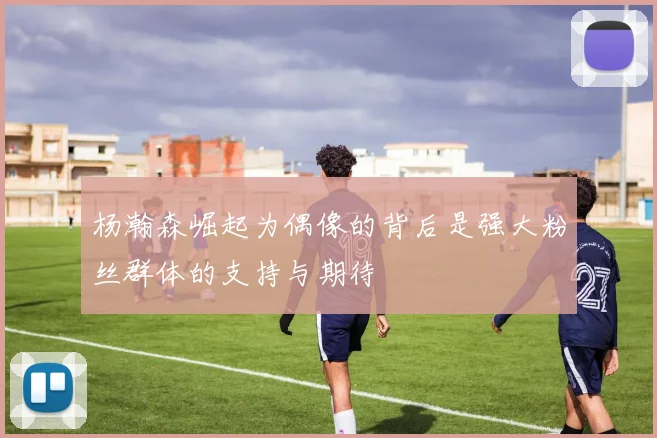 杨瀚森崛起为偶像的背后是强大粉丝群体的支持与期待