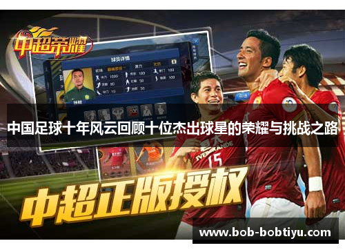 中国足球十年风云回顾十位杰出球星的荣耀与挑战之路